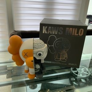 KAWS Milo Grey Original Fake Figure Collectible